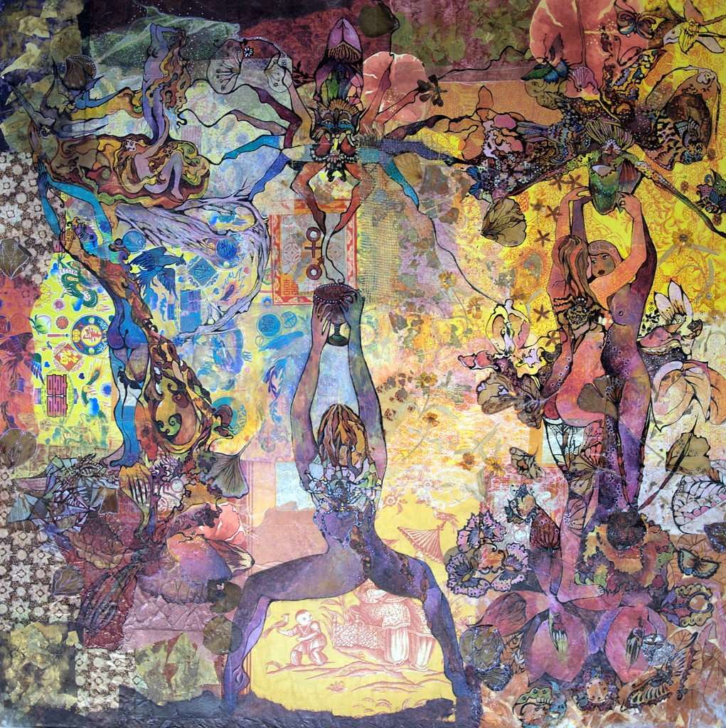 Claire Bonnafoux - Peinture 'La nuit des trois Grâces'