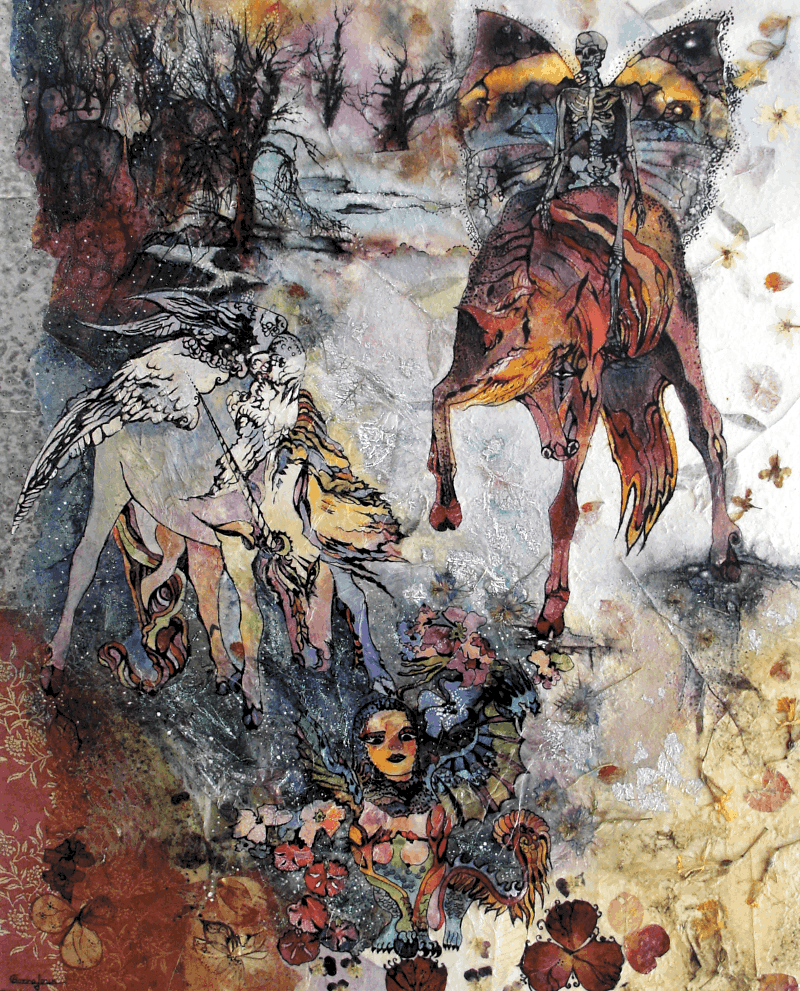 Claire Bonnafoux - Peinture 'De l'aube au crépuscule'