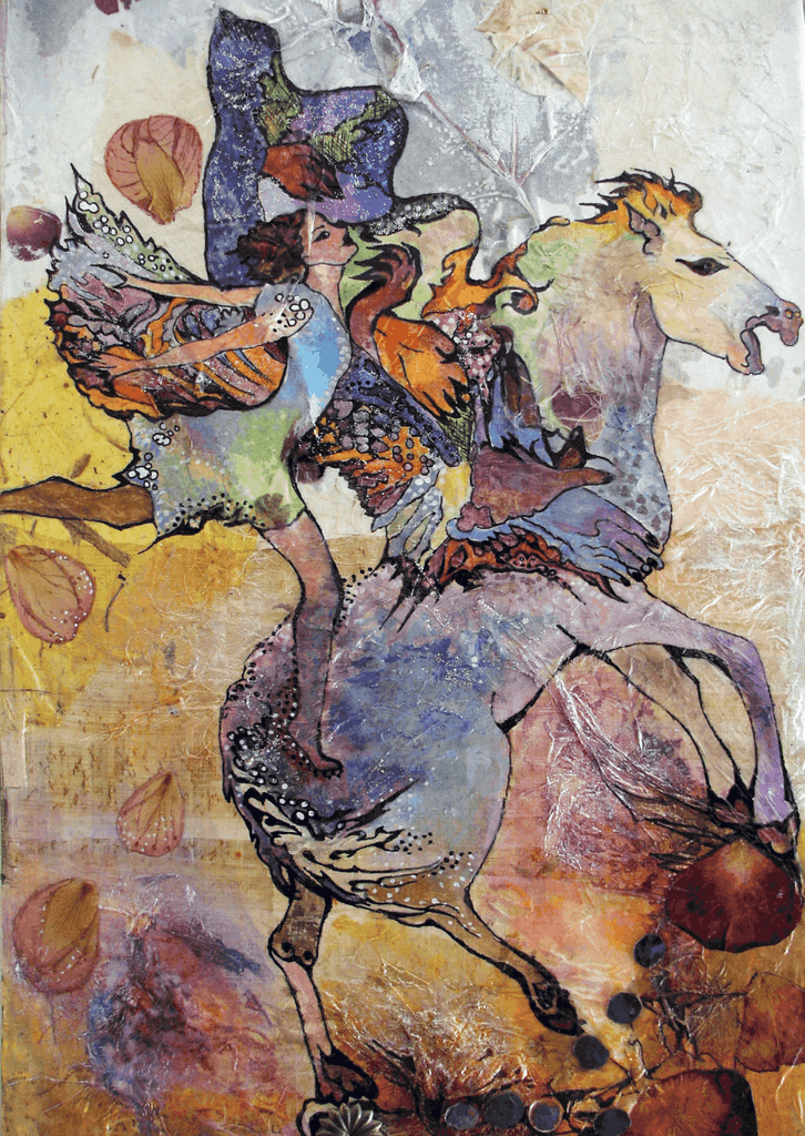 Claire Bonnafoux - Peinture 'Echapée belle'