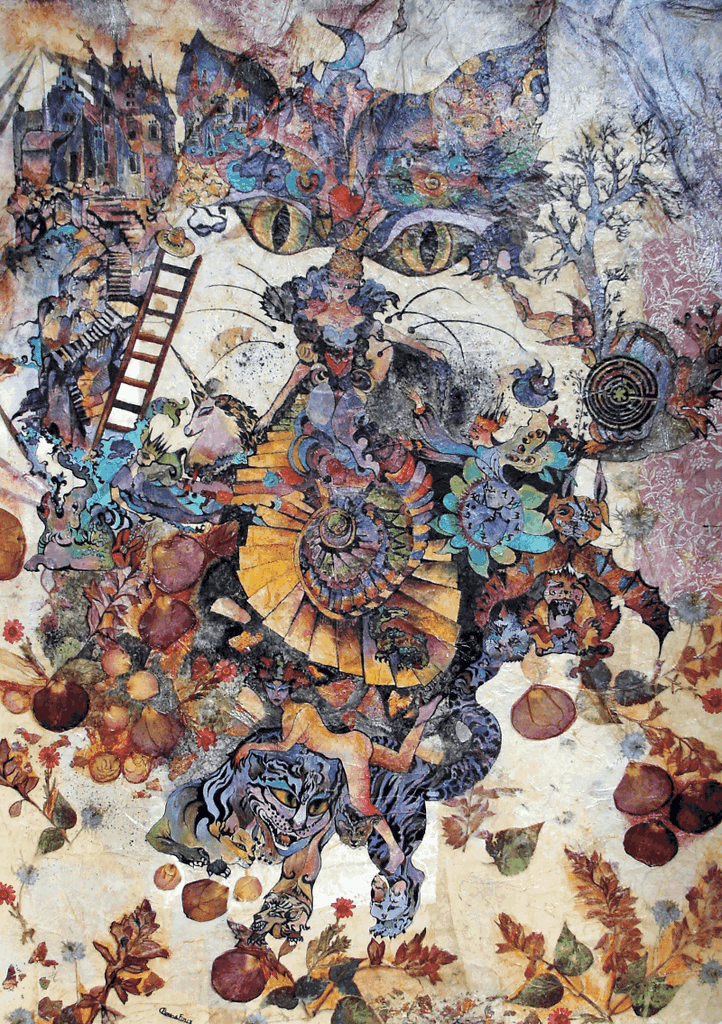 Claire Bonnafoux - Peinture 'Le rêve en marche'