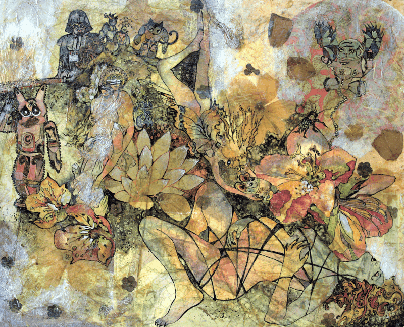 Claire Bonnafoux - Peinture 'L'emprise'